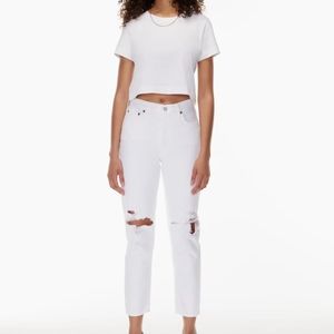 AGOLDE,Fen white distressed jeans NWT,28